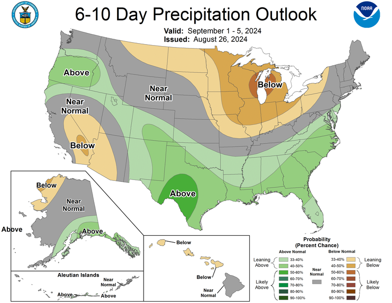 Climate Prediction Center 6-10 Day Precipitation Outlook